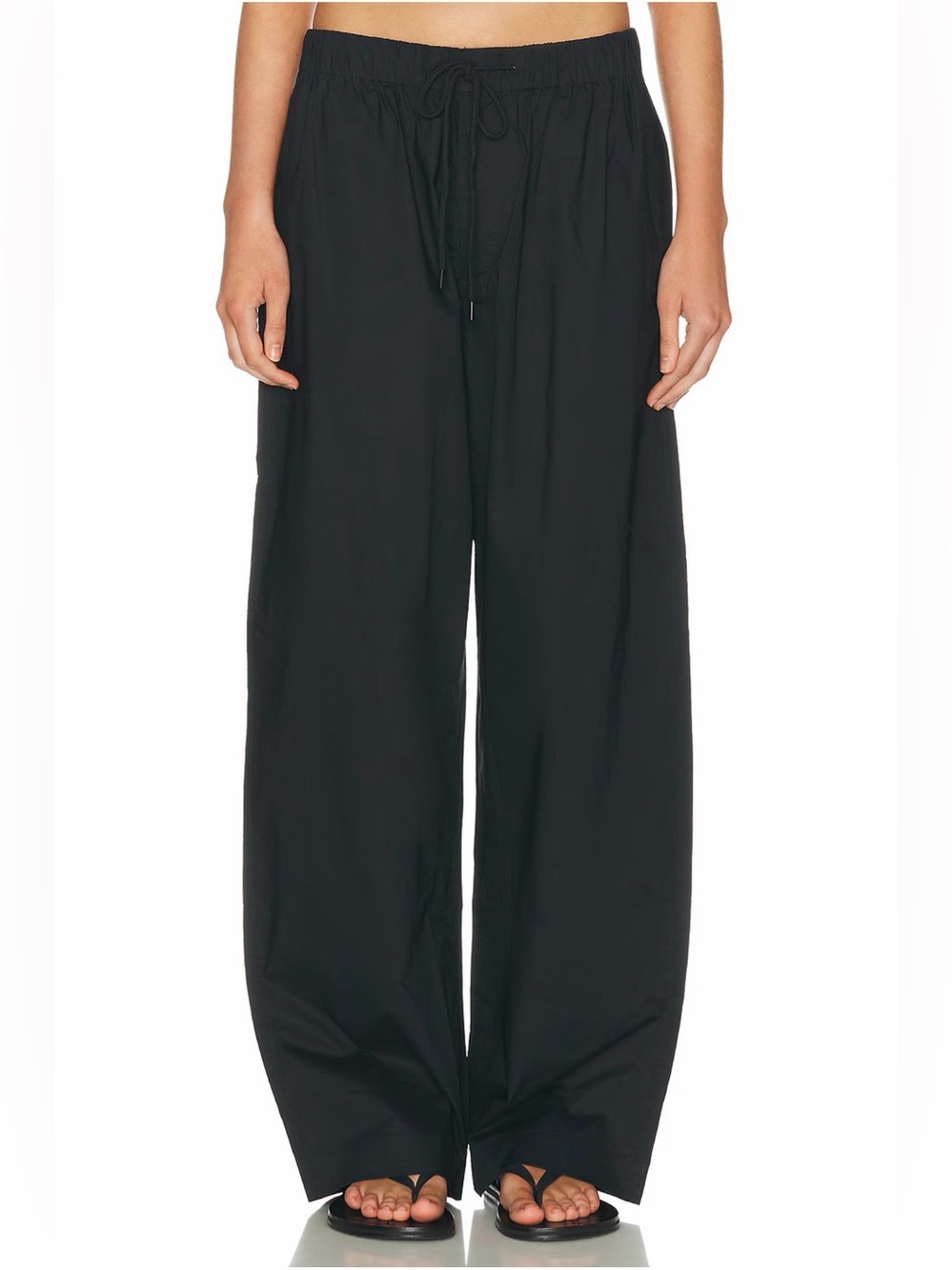 Skims Woven Cotton Oversized Drawstring Pant